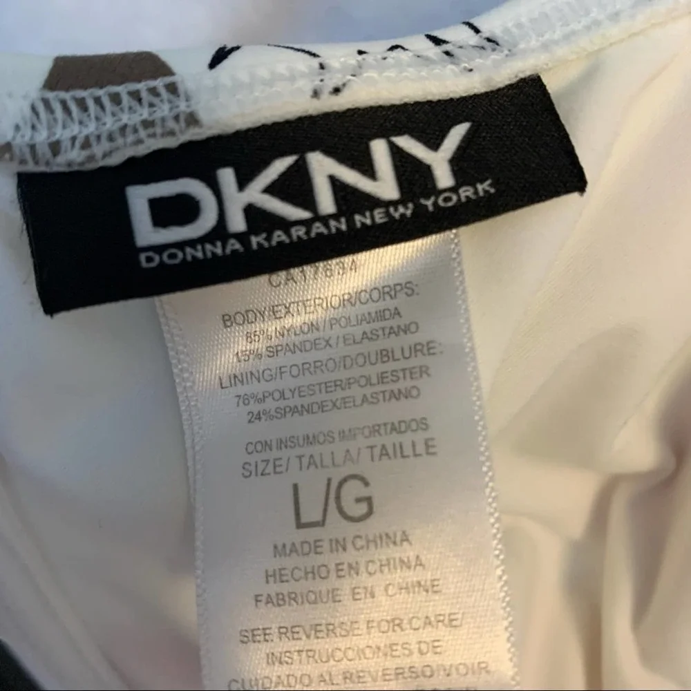 DKNY Floral Halter Style Bikini‎ Women's Size L